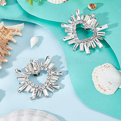 Украшение для обуви из хрусталя и горного хрусталя из сплава DIY-FG0003-74