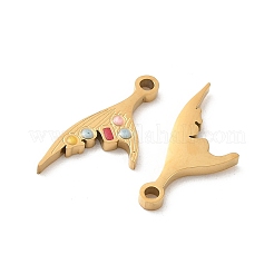 Подвески из нержавеющей стали 304 с эмалью&nbsp;STAS-I351-22G-09