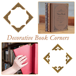 160 шт. 20-х стильные железные защитные уголки для книг FIND-FH0007-46