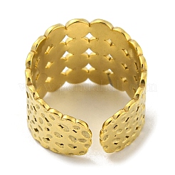 Широкое кольцо из нержавеющей стали 304&nbsp;RJEW-C067-04G