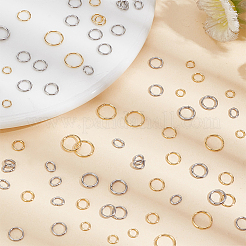 8 стиль овальные открытые соединительные кольца из нержавеющей стали 304 STAS-AR0002-07