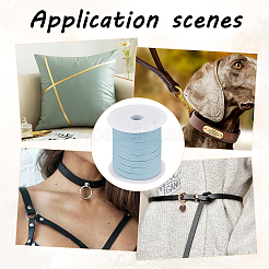 22.5 ярд плоских шнуров из искусственной кожи OCOR-BC0005-67