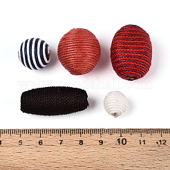 Ручной работы вощеный шнур охватывает шарики M-CR001Y