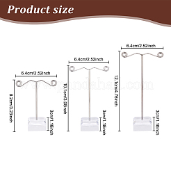 Рамка дисплея железной серьги EDIS-WH0006-19