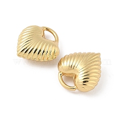 Подвески сердце латуни KK-M327-02B-G