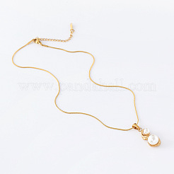 3 шт. французская нержавеющая сталь паве искусственный жемчуг 8 формы подвески ожерелья для женщин QY1444