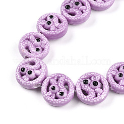 Фарфора ручной работы шарик нити PORC-N011-01C