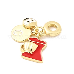 Европейские подвески из латуни KK-F904-02B-G