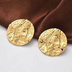 Серьги-гвоздики из нержавеющей стали 304 EJEW-U047-30G