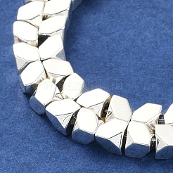 Fili di perline di ematite sintetica non magnetica elettrolitica&nbsp;G-U003-08
