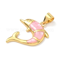 Латунь эмаль подвески&nbsp;KK-H534-01C-G01