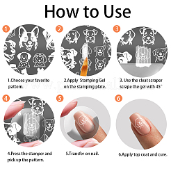 Шаблоны для нейл-арта своими руками из нержавеющей стали 304 MRMJ-PH0003-10B