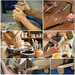 Наборы гончарных инструментов с деревянной ручкой TOOL-BC0008-11