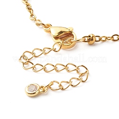 Набор из браслета из нержавеющей стали 304 со скрепками и цепочками-спутниками&nbsp;BJEW-JB06523