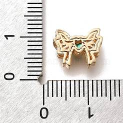 Латунные стеклянные бусины KK-M318-41G-02