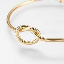 Латунь манжеты браслеты&nbsp;X-BJEW-K153-02B