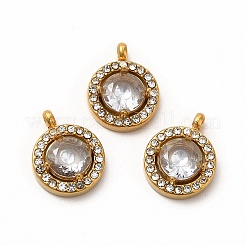 Подвески из нержавеющей стали 304 с кубическим цирконием STAS-A076-05G