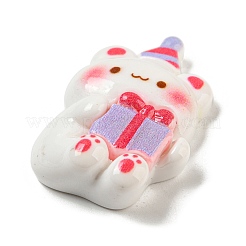 Cabochon decoden in resina opaca a tema compleanno&nbsp;CRES-F032-A07