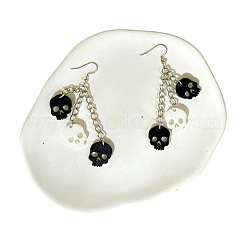 Orecchini pendenti da donna in lega e acrilico per Halloween.&nbsp;FS-WGE0093-01