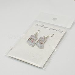 Pendientes de la manera para la Navidad&nbsp;EJEW-JE00393-04