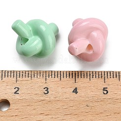 Запекание окрашенных непрозрачных акриловых бусин SACR-P035-01