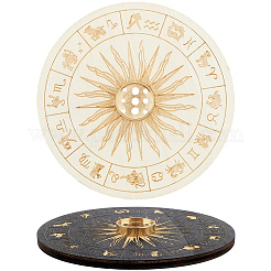 2шт 2-х цветные деревянные курильницы&nbsp;DJEW-CN0001-39A