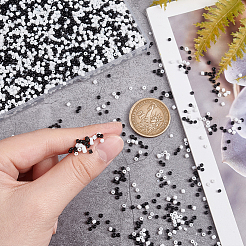 200 г 2 цвета 12/0 стеклянные круглые бусины SEED-PH0002-11A