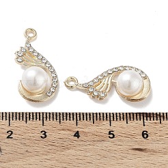 Подвески из бусин с имитацией жемчуга абс FIND-C042-02G