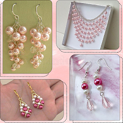 День святого Валентина акрил/АБС пластик имитация жемчуга&nbsp;OACR-SP0001-66B-03