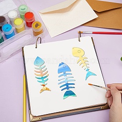 Наборы для самостоятельного изготовления колокольчиков из круглой трубки из дерева и алюминия DIY-WH20038-010