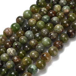 Естественный зеленый опал бисер нитей G-L642-B14-4mm