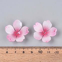 Capuchons de perles acryliques en forme de fleur&nbsp;X-SACR-T017-51C