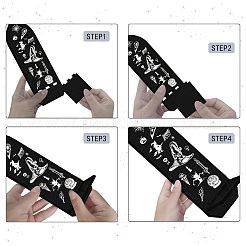 Настенный деревянный подсвечник в стиле бохо AJEW-WH0379-004