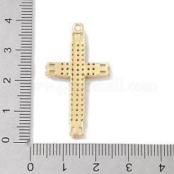 Estante de placas micro latón allanan colgantes de circonio cúbico&nbsp;KK-A224-16G-01