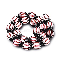 Perles en porcelaine manuelles&nbsp;PORC-Q007-08C