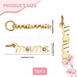 5 ciondolo in acciaio inossidabile chirurgico 316&nbsp;STAS-SZ0003-74