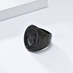 Anillos de dedo de acero inoxidable 304 para hombres&nbsp;FS-WG65E50-15
