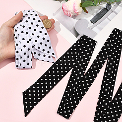 2шт 2-х цветные шифоновые галстуки для женщин&nbsp;AJEW-SP0003-51B