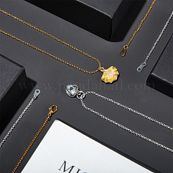 Messingkette bildende Halskette&nbsp;NJEW-FH0001-02