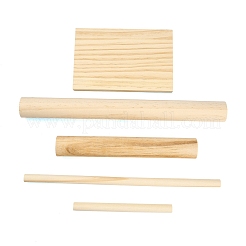 Schmuckständer aus Holz mit T-förmiger Stange für Halsketten und Armbänder (2-stöckig)&nbsp;WD-CBA482F-05