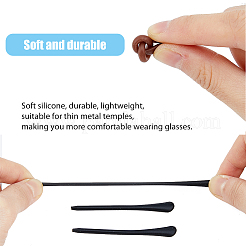 10 пара 5-х цветных силиконовых дужек для очков FIND-HY0003-29