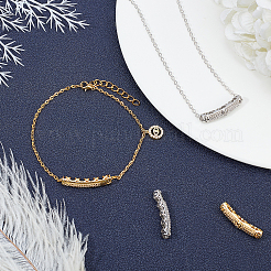 8шт 4 стиля латунные бусины с микропаве из кубического циркония&nbsp;ZIRC-CA0001-08