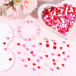 500 шт. Непрозрачные акриловые бусины&nbsp;SACR-PA0001-20B