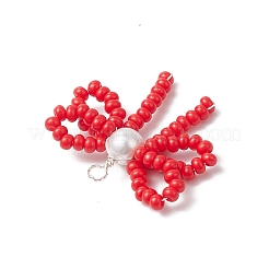 Подвески из стеклянного бисера ручной работы&nbsp;PALLOY-MZ00768-02