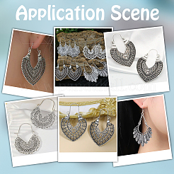 24шт 4 стиля подвески из сплава в тибетском стиле&nbsp;FIND-PH0023-26