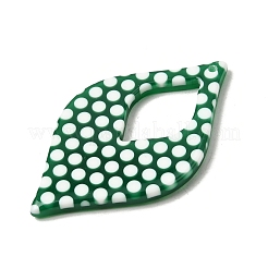 Colgantes de resina con estampado de lunares opacos&nbsp;FIND-H021-01A