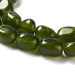 Бусины из натурального белого нефрита G-E614-B01-02