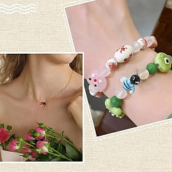 Бусины лэмпворк &nbsp;LAMP-YW0002-01A