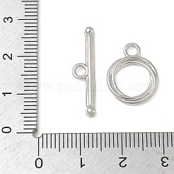 真鍮製マンテル  ツイストリング  カドミウムフリー＆鉛フリー  長持ちメッキ  プラチナ  バー：6x24x2.5mm  穴：2.5mm  リング：16.5x13x1.5mm&nbsp;KK-CBAFC6C-07G-P