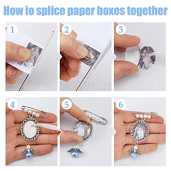 14 pièces broches en alliage&nbsp;JEWB-FH00049